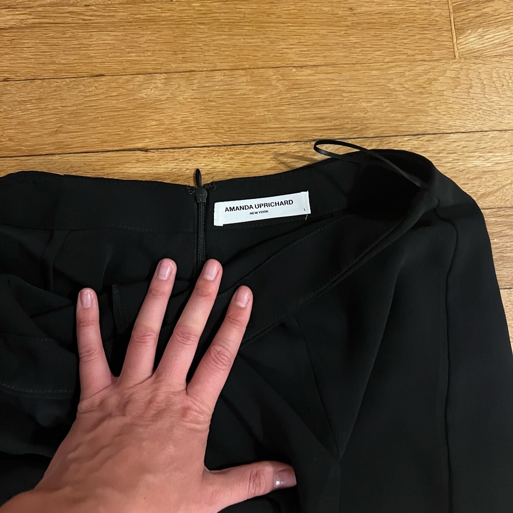 Amanda Uprichard Black Mini Skort